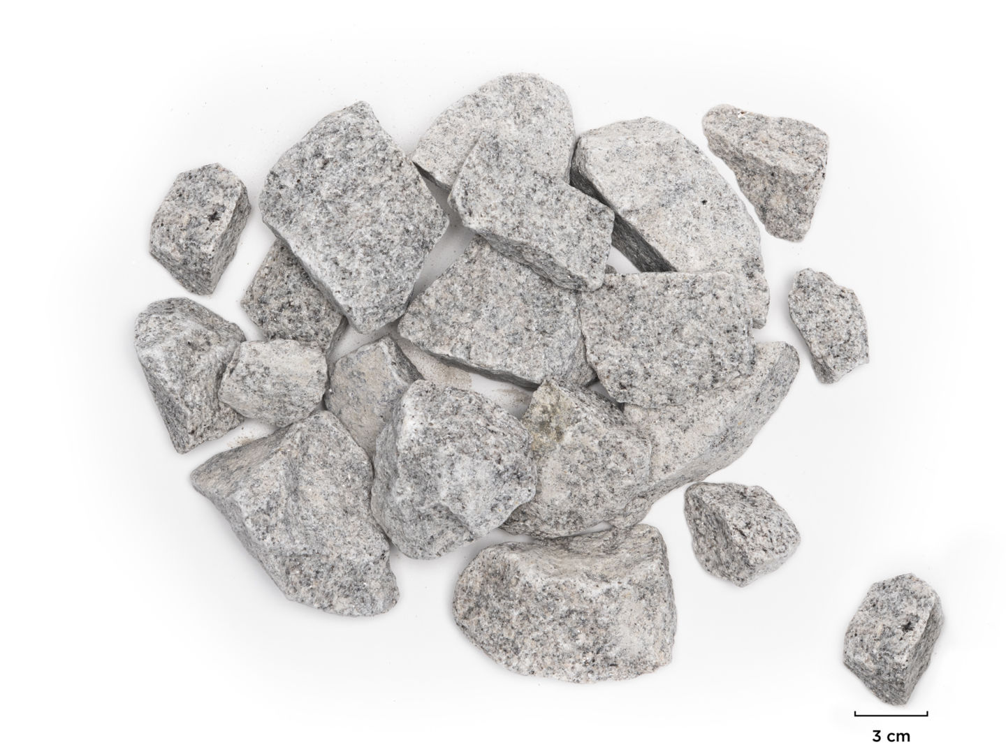 Concassé 30-60 granit gris clair