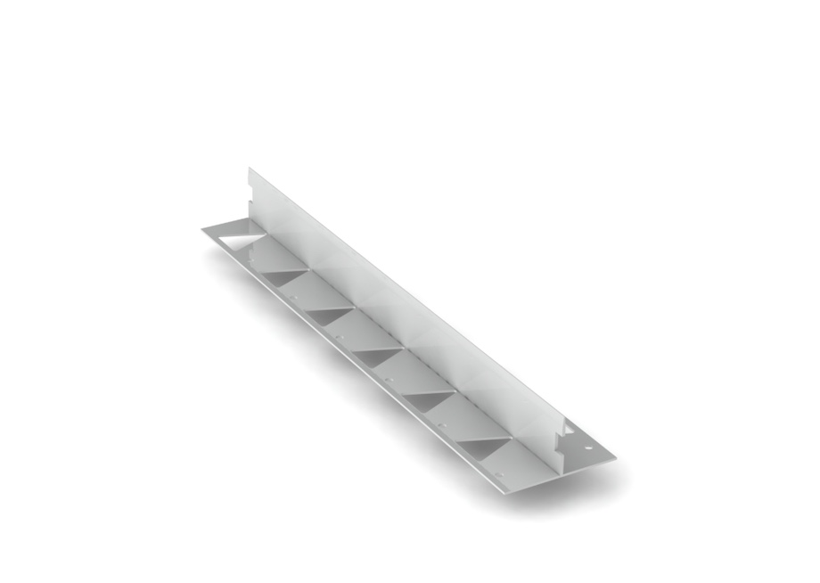 Séparateur PVC – Profil T gris clair